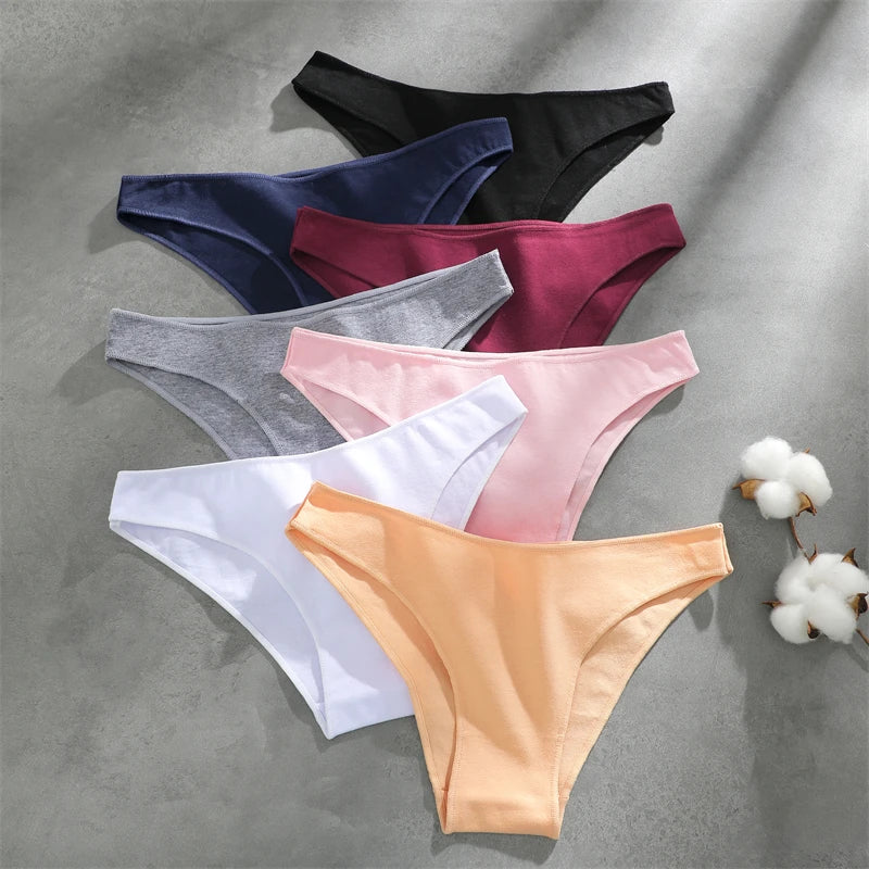 4Pcs Soft-Cotton Seamless Underwear