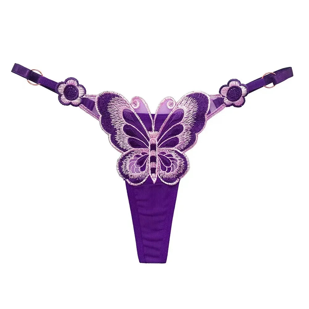 European Exquisite Butterfly Thong