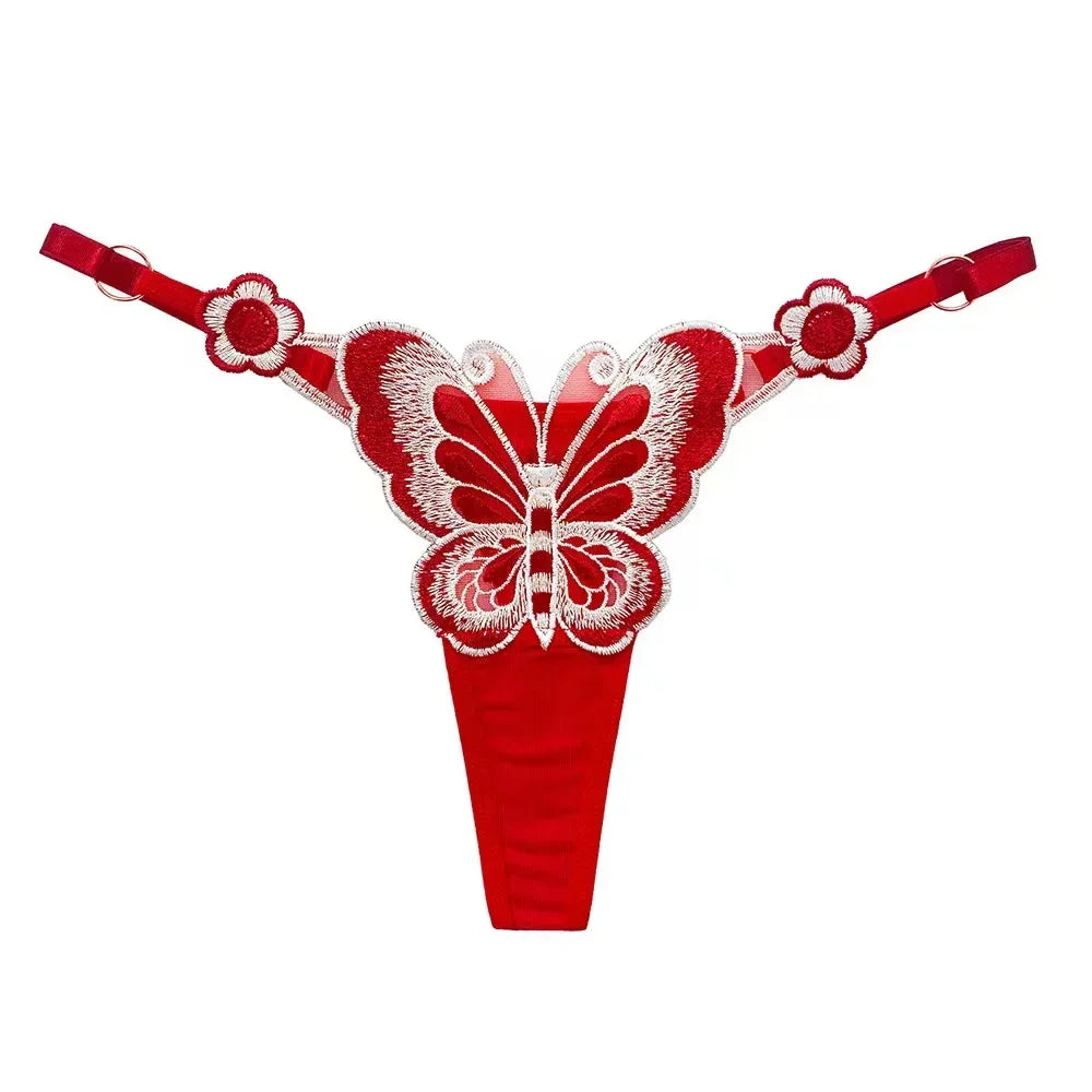 European Exquisite Butterfly Thong