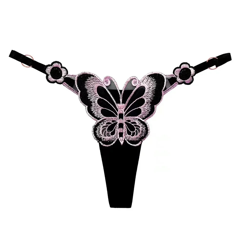 European Exquisite Butterfly Thong