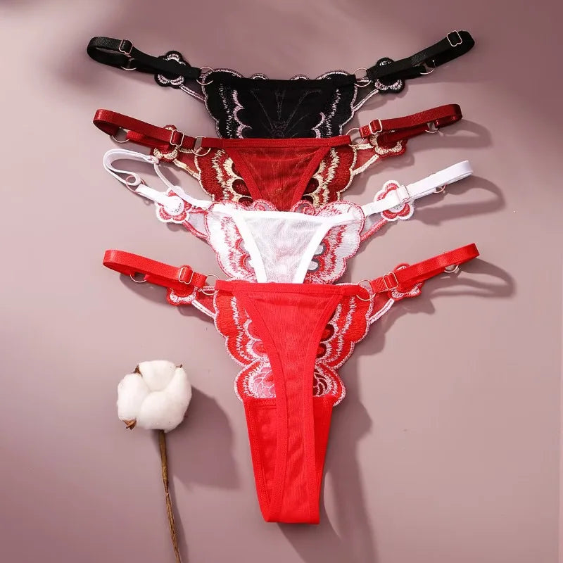 European Exquisite Butterfly Thong