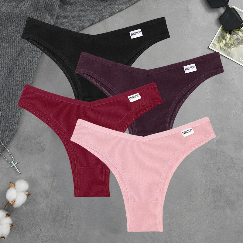 4PCS Cozy Comfortable Brazilian Briefs