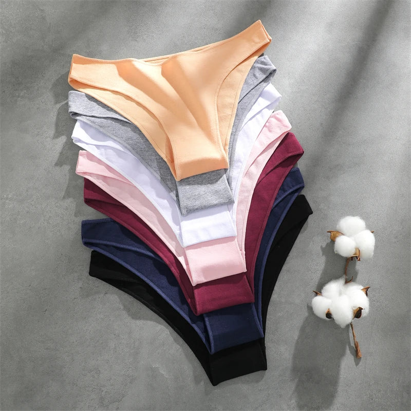 4Pcs Soft-Cotton Seamless Underwear