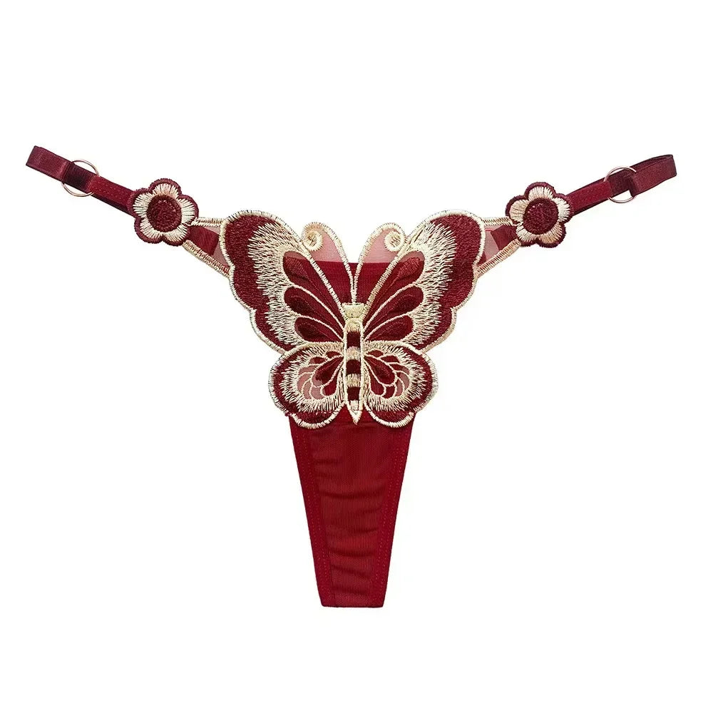 European Exquisite Butterfly Thong