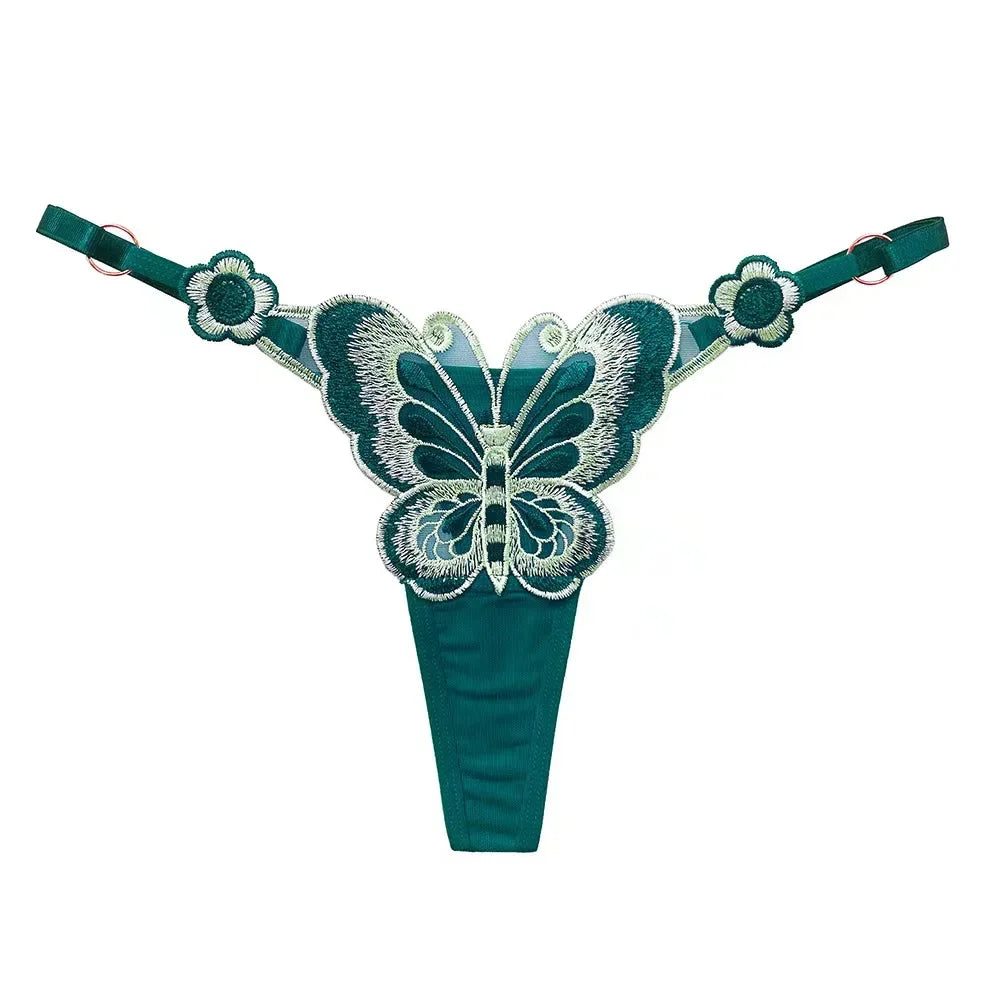 European Exquisite Butterfly Thong
